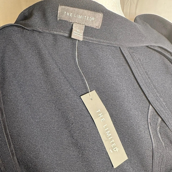 Nwt The Limited navy open front jacket size 16 - Picture 4 of 5